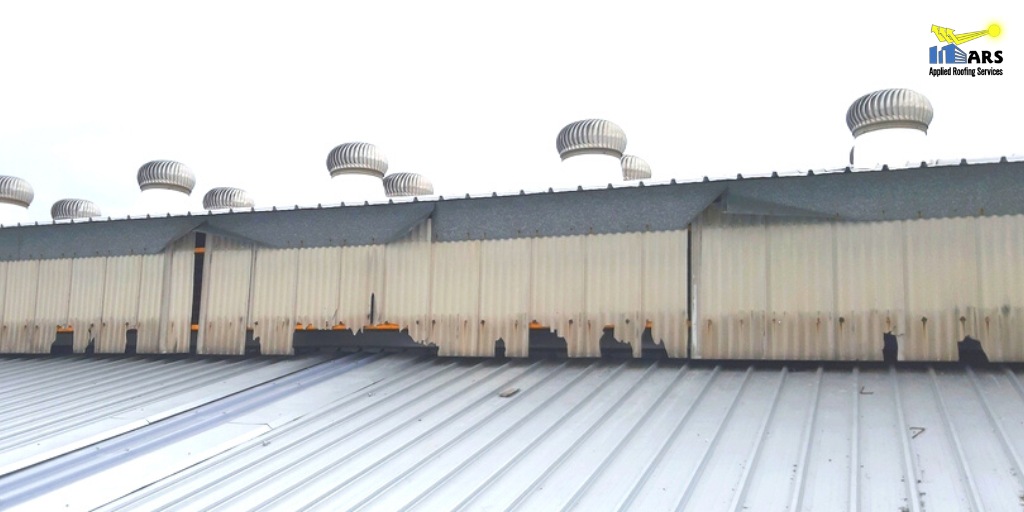 Commercial roof replacement