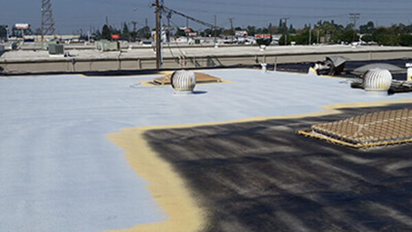 Poly Foam on primer with gray base