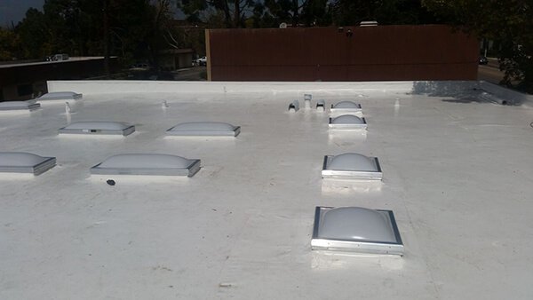 New roof with Single Ply replacement